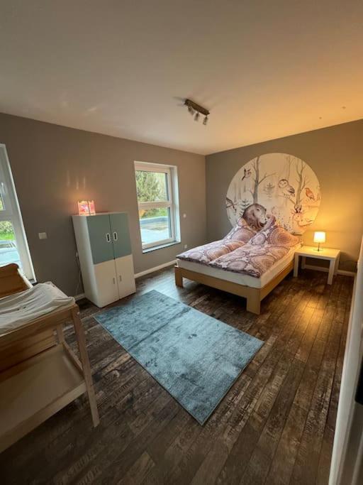 Modernes Ferienhaus In Uedersdorf Buitenkant foto