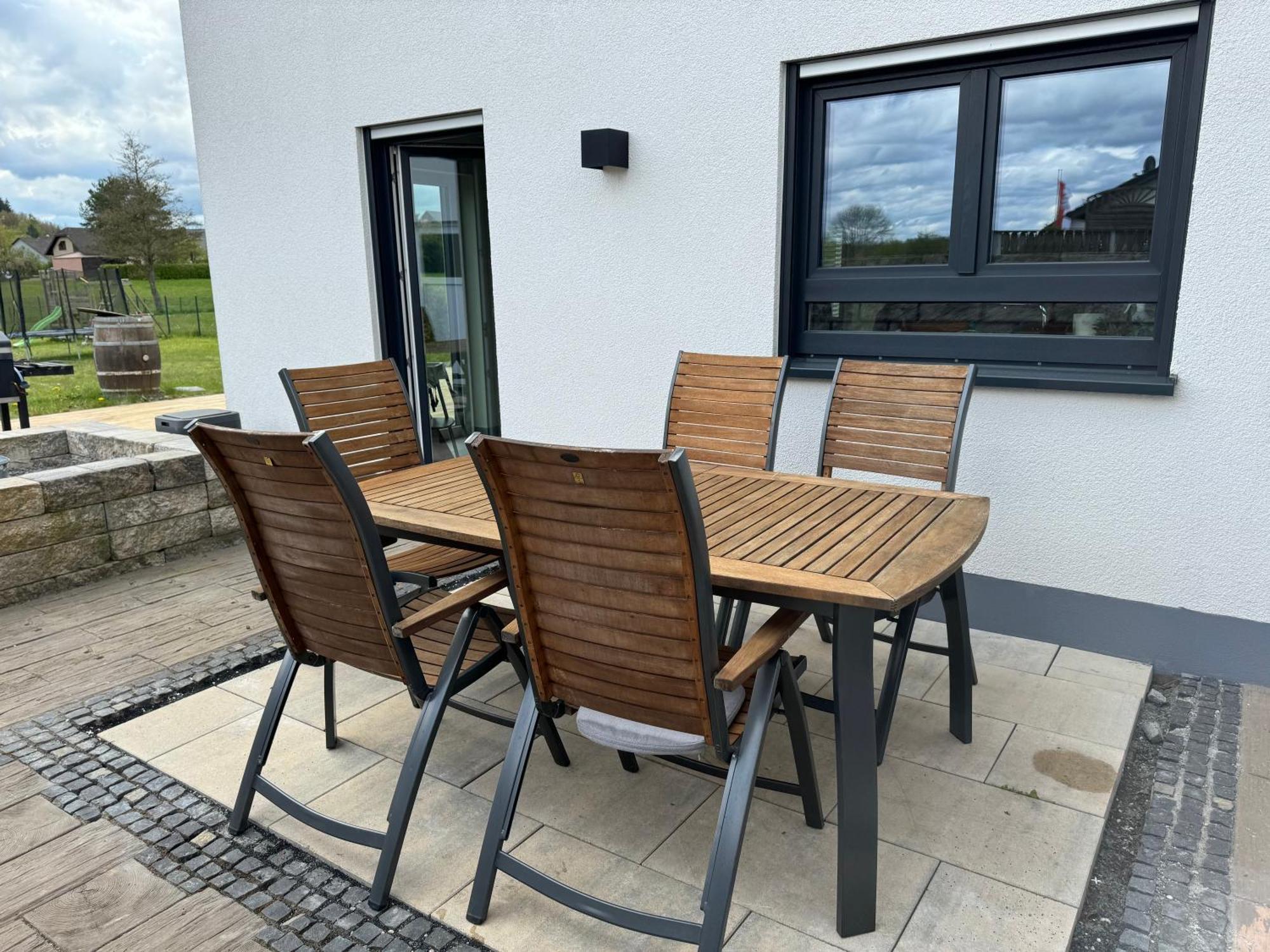 Modernes Ferienhaus In Uedersdorf Buitenkant foto